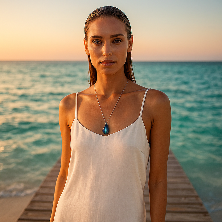 Lagoon | Collier en labradorite