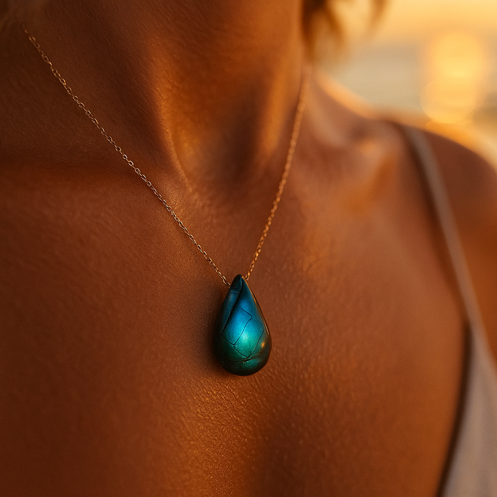 Lagoon | Collier en labradorite
