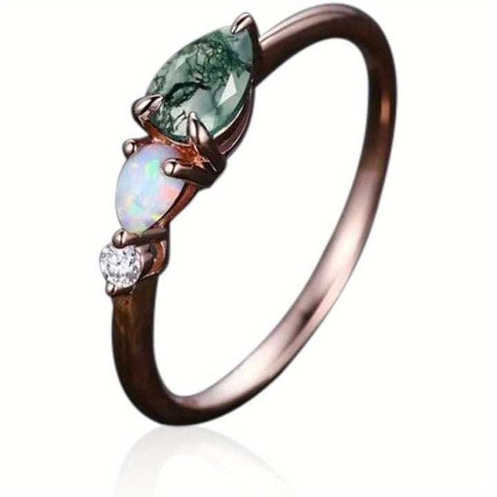 Bague en Agate Mousse