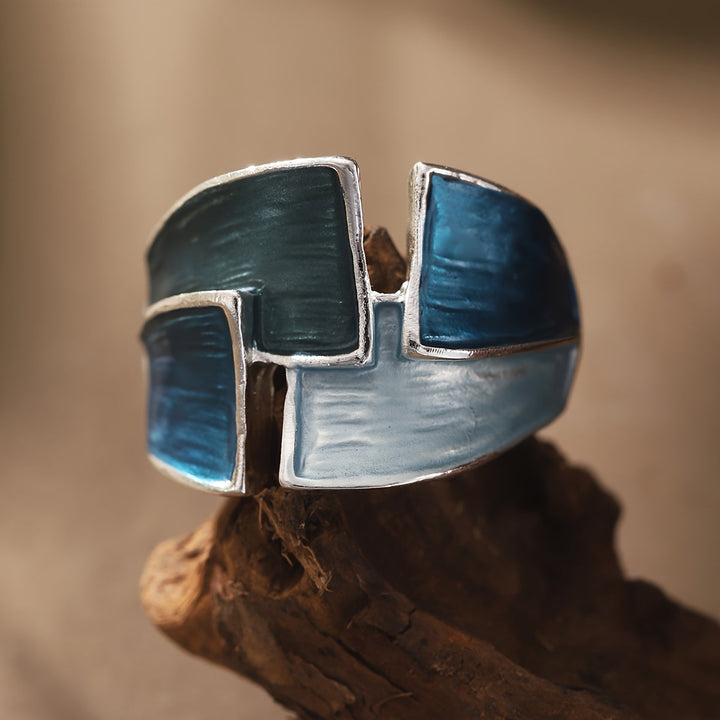 Bague Géométrique Vintage