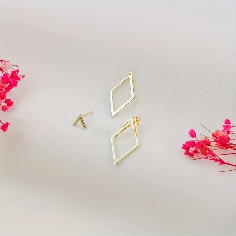Épure Dorée – Boucles d’oreilles ajourées bohème