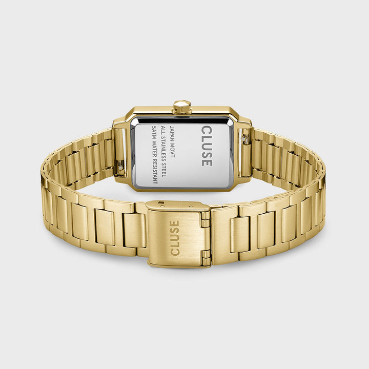 Montre Fluette en Acier, Couleur Or Plein