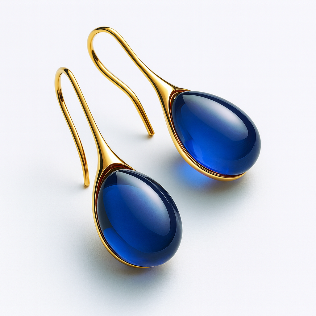 Boucles d’oreilles en cristal sable