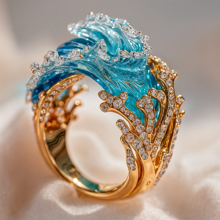 Sérénité - Bague Vœu Océan