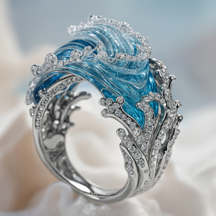 Sérénité - Bague Vœu Océan