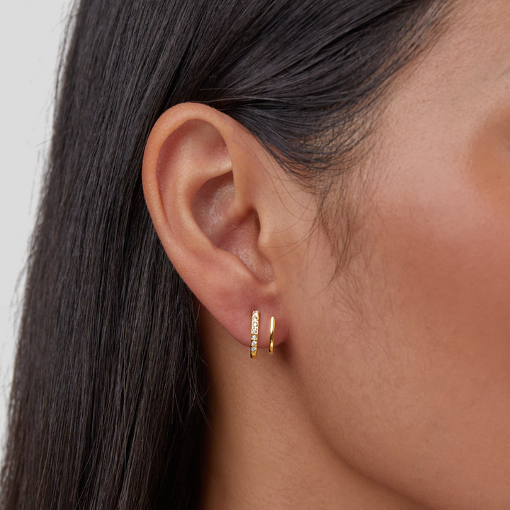 Boucles d'oreilles en cristal griffes