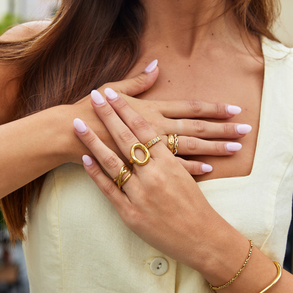 Vina Fondue Gold Ring