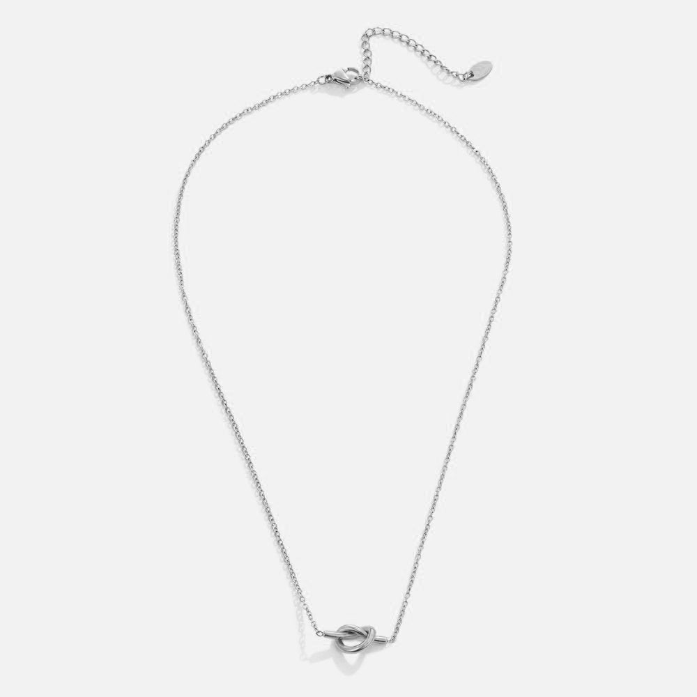 Collier en argent Adela en forme de nœud