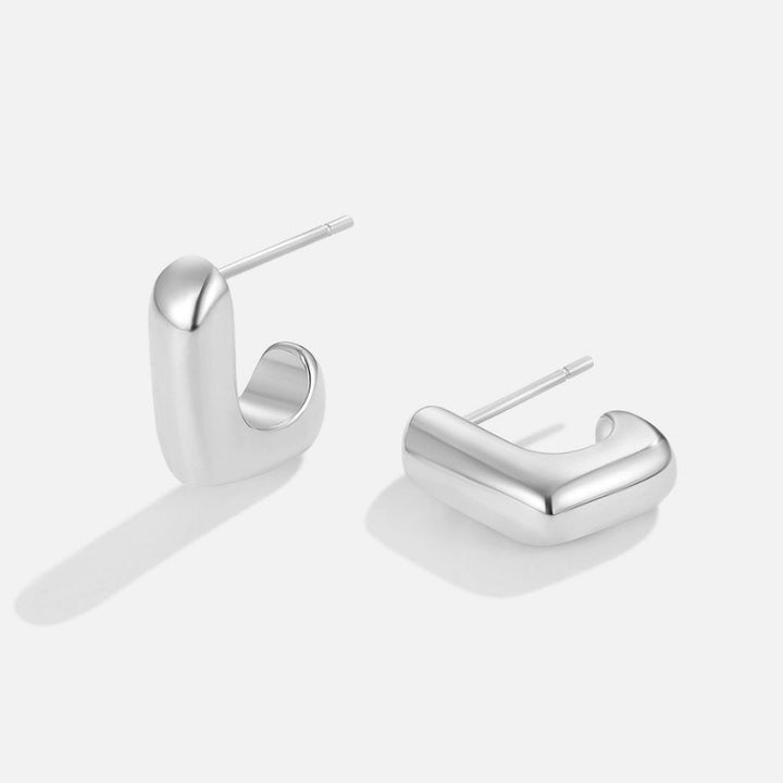 Alice Carré Boucles d'Oreilles en Or