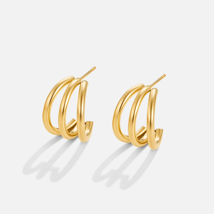 Boucles d'oreilles Ana Triple