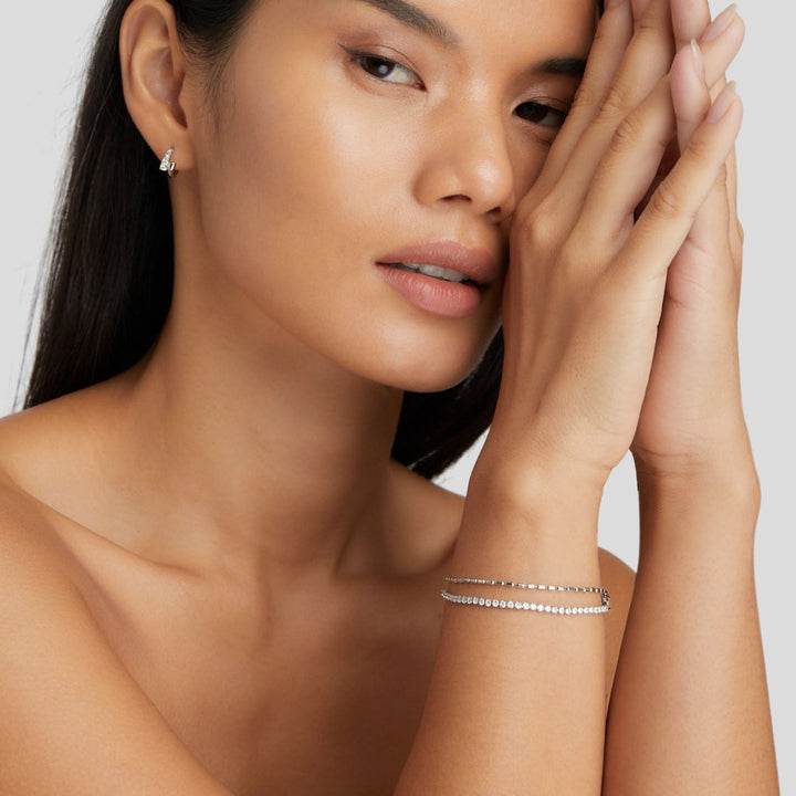 Bracelet Arelia en Argent avec Cristaux