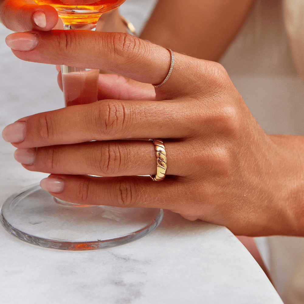 Calira Torsion Infinity Ring