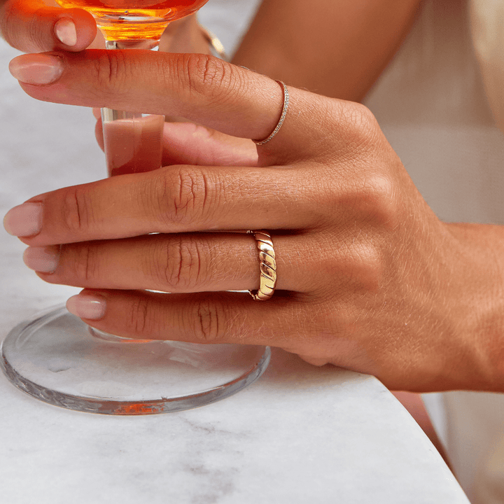Calira Torsion Infinity Ring