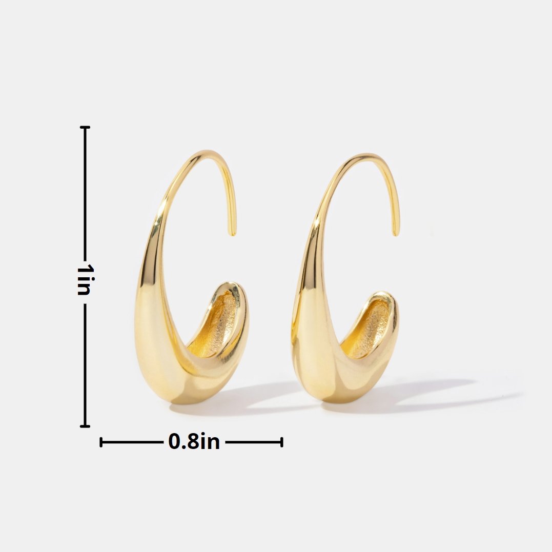 Cina - Boucles d'oreilles en forme de cercle
