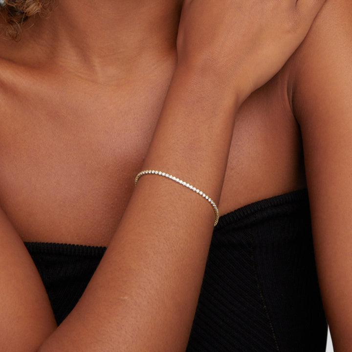 Bracelet Cordelia en Argent Style Tennis
