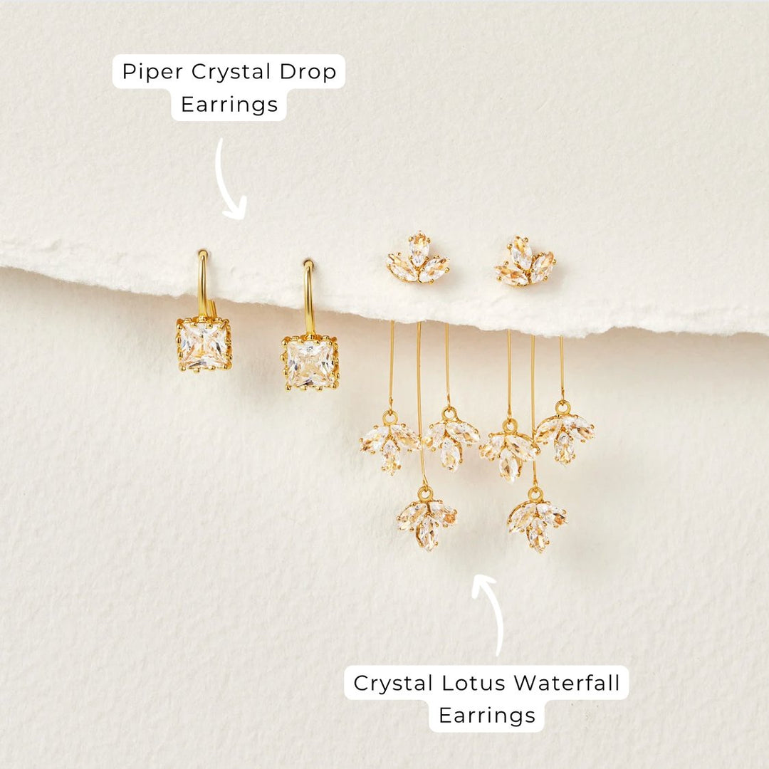 Boucles d'oreilles Cascade Élégantes