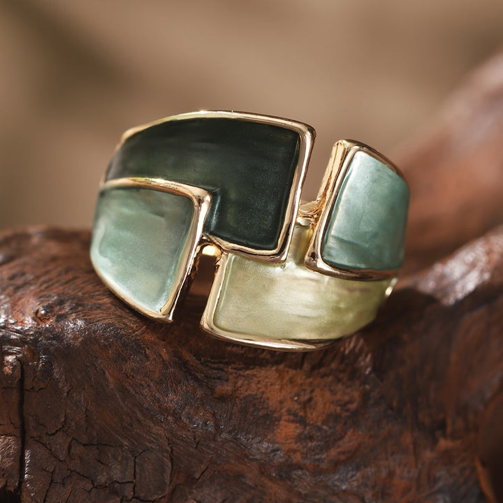 Bague Géométrique Vintage