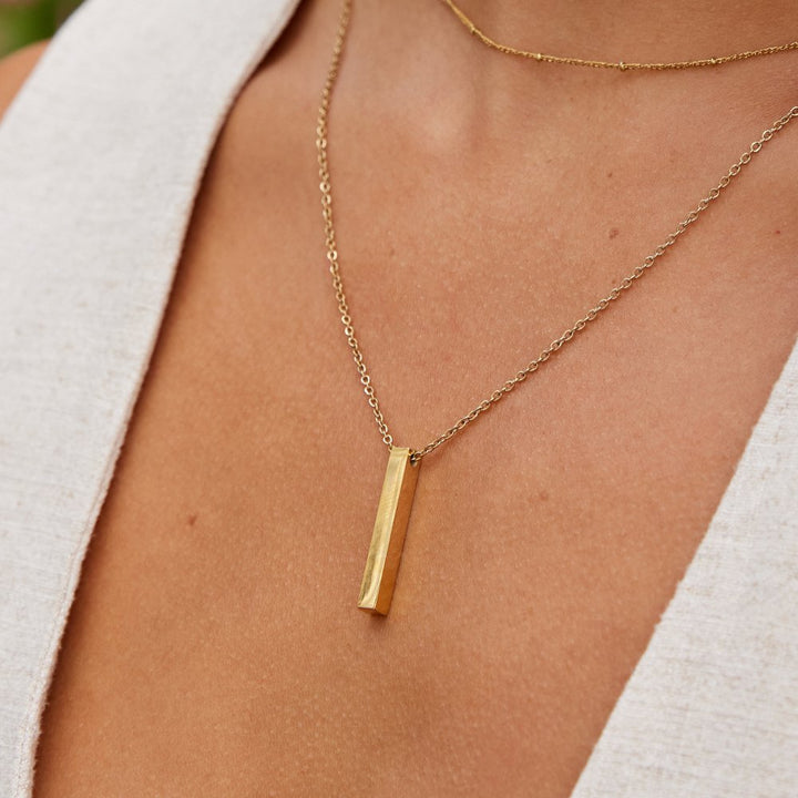 Collier doré Bar Lala