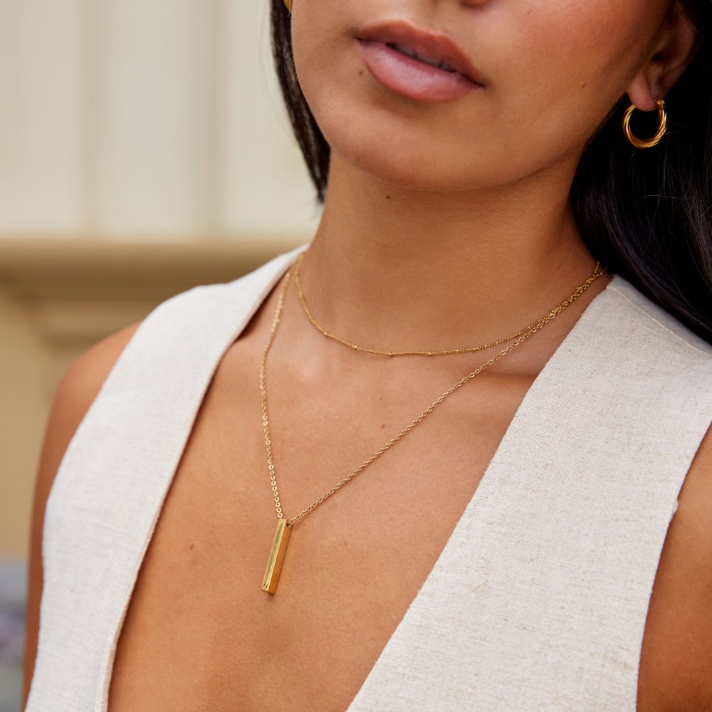 Collier doré Bar Lala