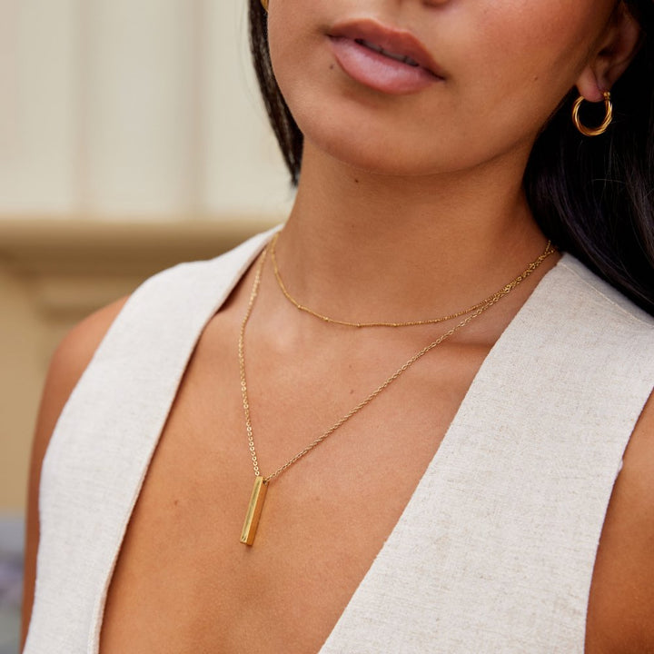 Collier doré Bar Lala