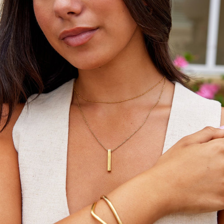 Collier doré Bar Lala