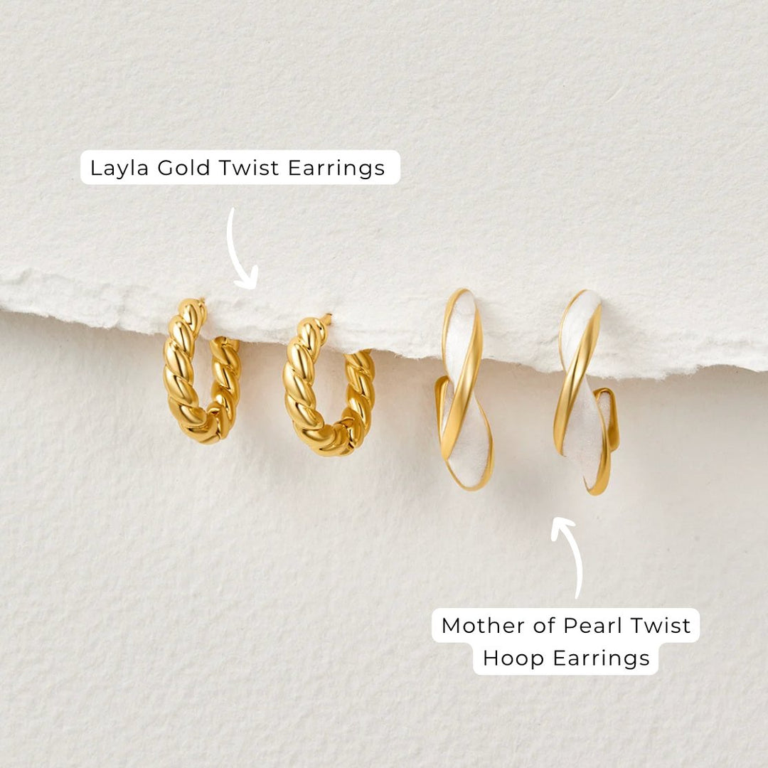 Boucles d'oreilles Luna Twist