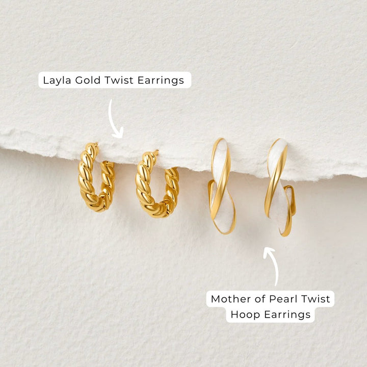 Boucles d'oreilles Luna Twist