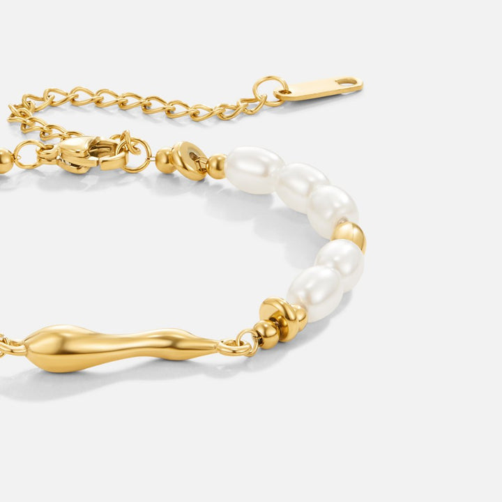Bracelet Lov en Perles d'Eau Douce