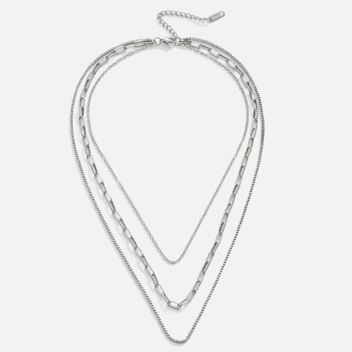 Collier Superposé en Chaînes Miela