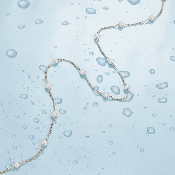 Nura Argent - Collier en Perles