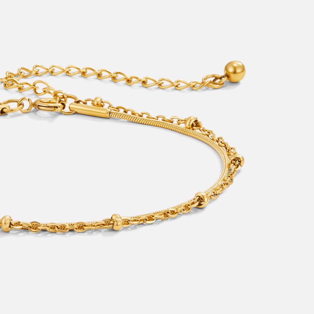 Bracelet Empilé Pia en Or