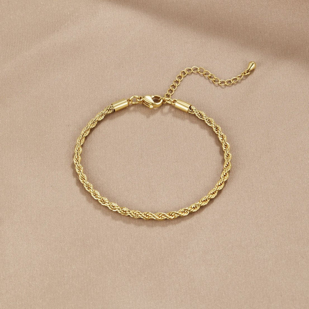 Bracelet Chic en Or Tordu