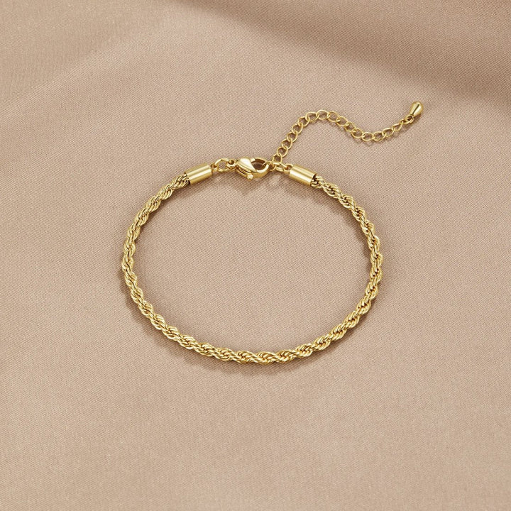 Bracelet Chic en Or Tordu