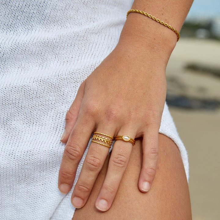 Bracelet Chic en Or Tordu
